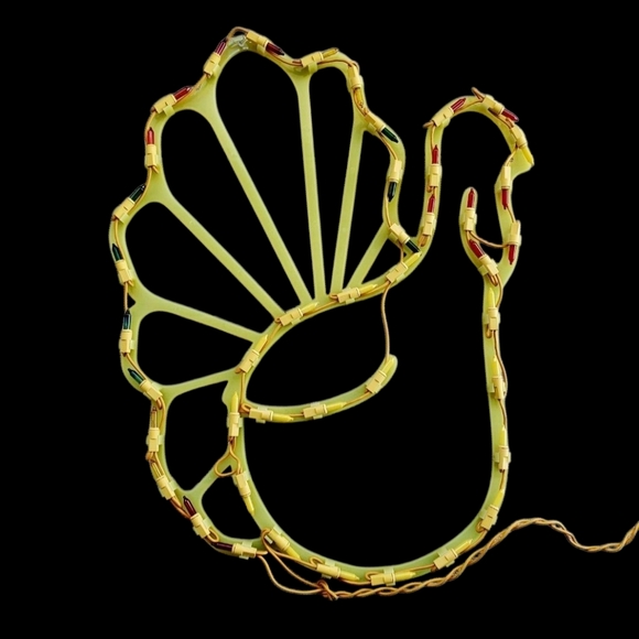 Thanksgiving Lighted Turkey Silhouette Window - Picture 10 of 13